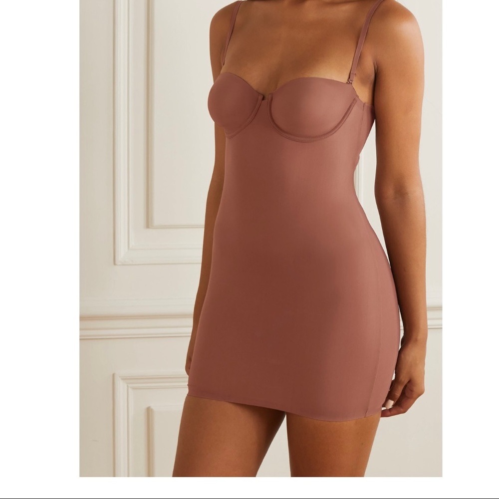 SKIMS Slip Dress in Jasper